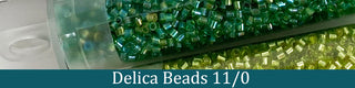11/0 Delica beads in Tubes