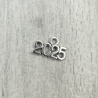 silver 2025 charm