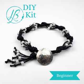 What Knot Bracelet Kit - Black & White