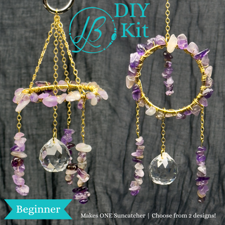 Gemstone Suncatcher Kit - Amethyst
