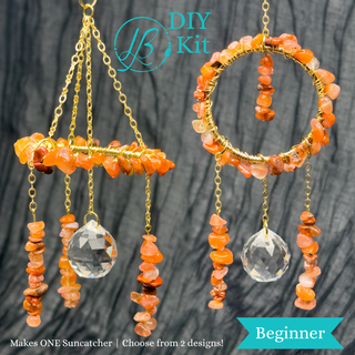 Gemstone Suncatcher Kit - Carnelian