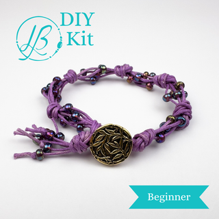 What Knot Bracelet Kit - Purple & Plums