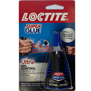 Blister package of Loctite super glue.