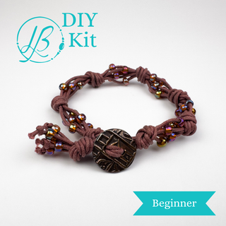 What Knot Bracelet Kit - Topaz & Dark Brown