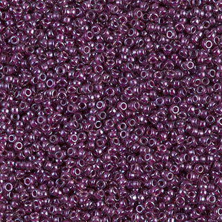 15/0 Magenta Lined Amethyst Seed Beads.