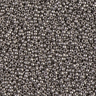 15/0 Matte Nickel Plated Seed Beads.