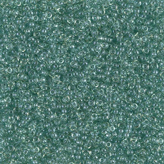 15/0 Transparent Sea Foam Luster Miyuki Seed Beads.