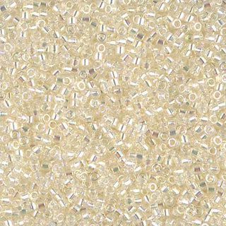 Crystal Ivory Gold Luster 11/0 Delica beads.