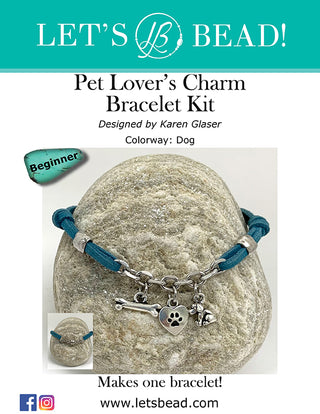 Kit Front Cover for the Pet Lovers Charm Bracelet - Dog.