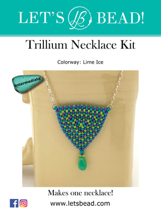 Trillium Necklace Kit - Lime Ice