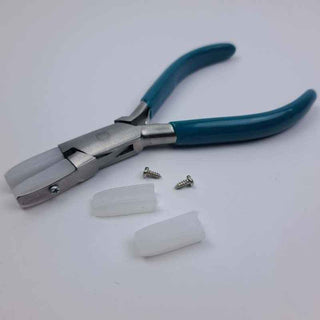 replacement nylon jaws for nylon jaw pliers on a white background