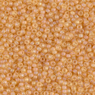 11/0 Matte Transparent Light Topaz AB Miyuki Seed Bead 11-132FR 10g