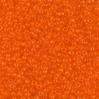 11/0 Transparent Orange Miyuki Seed Bead 11-138 10g