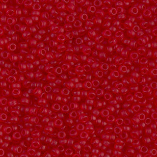 11/0 Matte Transparent Ruby Miyuki Seed Bead 11-141F 10g