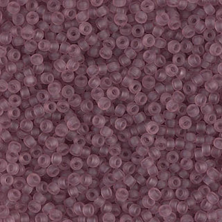 11/0 Matte Transparent Smoky Amethyst Miyuki Seed Bead 11-142F 10g