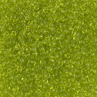 11/0 Transparent Chartreuse Miyuki Seed Bead 11-143 10g