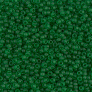 11/0 Matte Transparent Green Miyuki Seed Bead 11-146F 10g