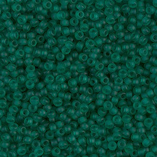11/0 Matte Transparent Emerald Miyuki Seed Bead 11-147F 10g