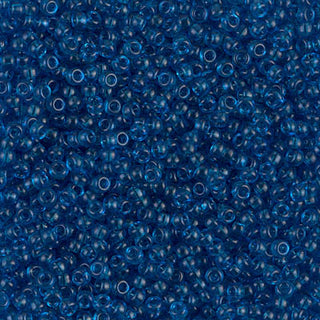 11/0 Transparent Capri Blue Miyuki Seed Bead 11-149 10g