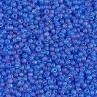11/0 Matte Transparent Sapphire AB Miyuki Seed Bead 11-150FR 10g