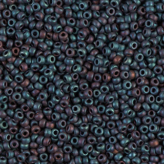11/0 Matte Metallic Indigo Iris Miyuki Seed Bead 11-2018 10g