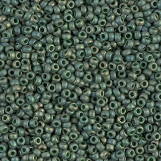11/0 Matte Metallic Sage Green Luster Miyuki Seed Bead 11-2031 10g