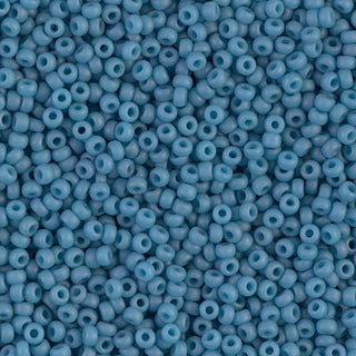 11/0 Matte Opaque Pale Denim Luster Miyuki Seed Bead 11-2074 10g