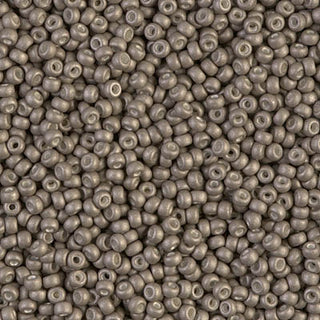 11/0 Matte Metallic Tarnished Silver Miyuki Seed Bead 11-2091 10g