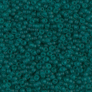 11/0 Matte Transparent Teal Miyuki Seed Bead 11-2405F 10g