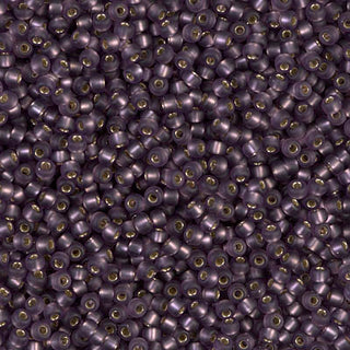 11/0 Matte Silver Lined Amethyst Miyuki Seed Bead 11-24F 10g