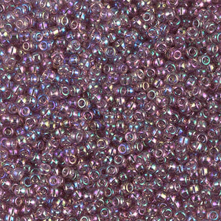 11/0 Transparent Smoky Amethyst AB Miyuki Seed Bead 11-256 10g