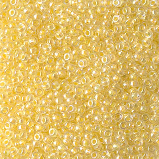 11/0 Light Yellow Lined Crystal AB Miyuki Seed Bead 11-273 10g
