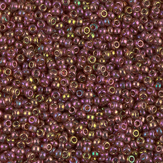 11/0 Dark Topaz Rainbow Gold Luster Miyuki Seed Bead 11-301 10g
