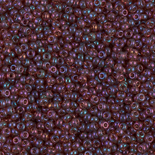 11/0 Claret Rainbow Gold Luster Miyuki Seed Bead 11-302 10g