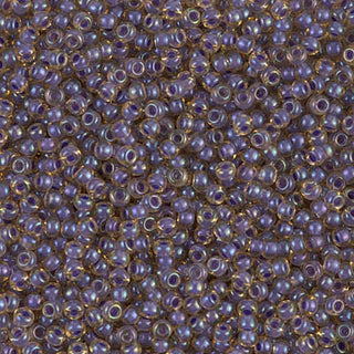 11/0 Purple Lined Light Topaz Luster Miyuki Seed Bead 11-348 10g