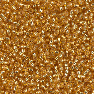 11/0 Silver Lined Dark Gold Miyuki Seed Bead 11-4 10g