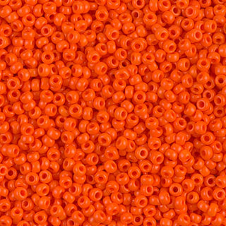 11/0 Opaque Orange Miyuki Seed Bead 11-406 10g