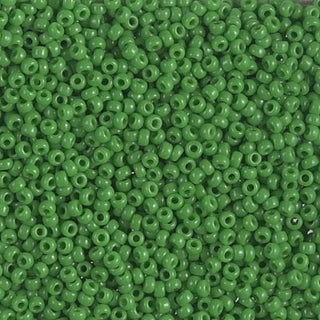 11/0 Opaque Green Miyuki Seed Bead 11-411 10g