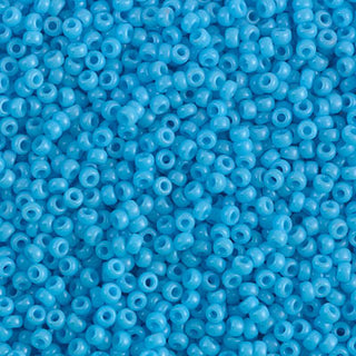 11/0 Opaque Turquoise Blue Miyuki Seed Bead 11-413 10g