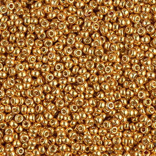 11/0 Duracoat Galvanized Yellow Gold Miyuki Seed Bead 11-4203 10g
