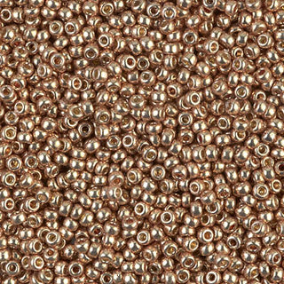 11/0 Duracoat Galvanized Champagne Miyuki Seed Bead 11-4204 10g