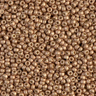 11/0 Duracoat Galvanized Matte Champagne Miyuki Seed Bead 11-4204F 10g