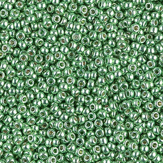 11/0 Duracoat Galvanized Dark Mint Green Miyuki Seed Bead 11-4214 10g