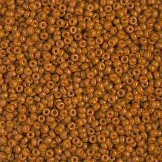 11/0 Duracoat Dyped OP Persimmon Miyuki Seed Bead 11-4458