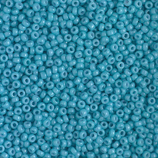 11/0 Duracoat Opaque Nile Blue Miyuki Seed Bead 11-4478 10g