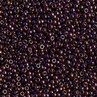 11/0 Metallic Dark Raspberry Miyuki Seed Bead 11-460 10g