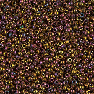 11/0 Metallic Gold Iris Miyuki Seed Bead 11-462 10g