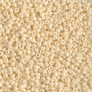 11/0 Opaque Dark Cream Miyuki Seed Bead 11-492 10g