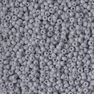 11/0 Opaque Cement Gray Miyuki Seed Bead 11-498 10g