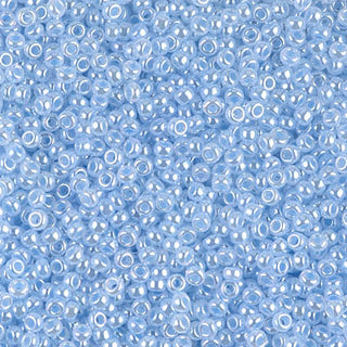 11/0 Sky Blue Ceylon Miyuki Seed Bead 11-524 10g